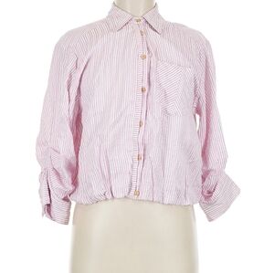 💥Sale💥NWOT Democracy Pink and White Striped Shirt